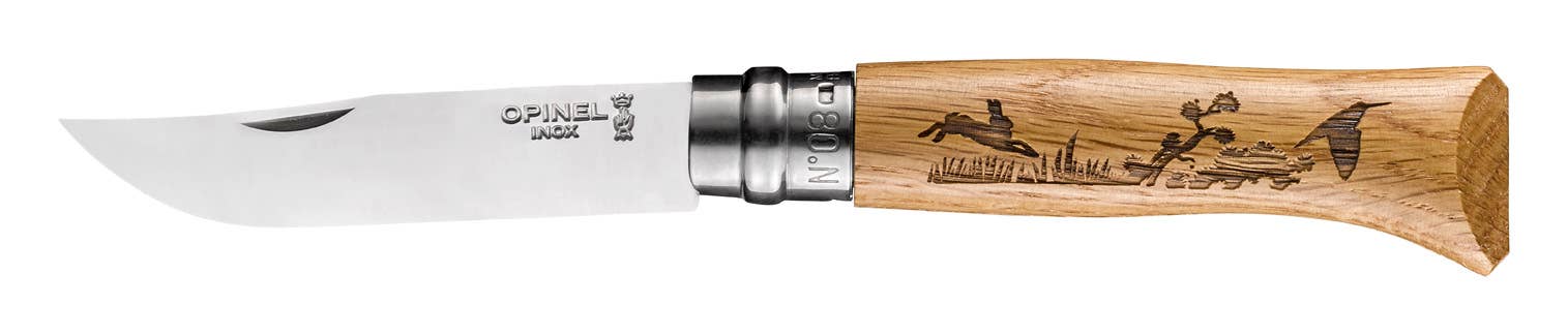 Opinel - Wholesale Pocket Knife/Holder - No.08 Animalia Stainless Steel Folding Knives4