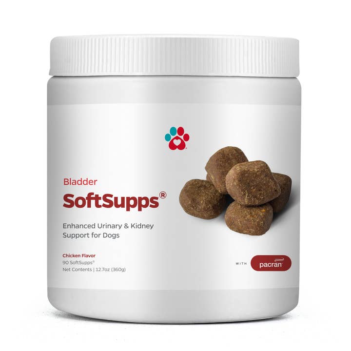 Bladder SoftSupps®, supplément pour chiens aux canneberges avec Pacran®, 90 ct pour la vente par Pet Parents®