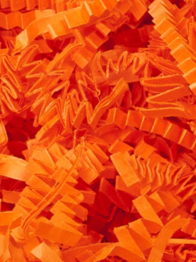 Papier Frisé Orange pour la vente par Just Jubilant LLC