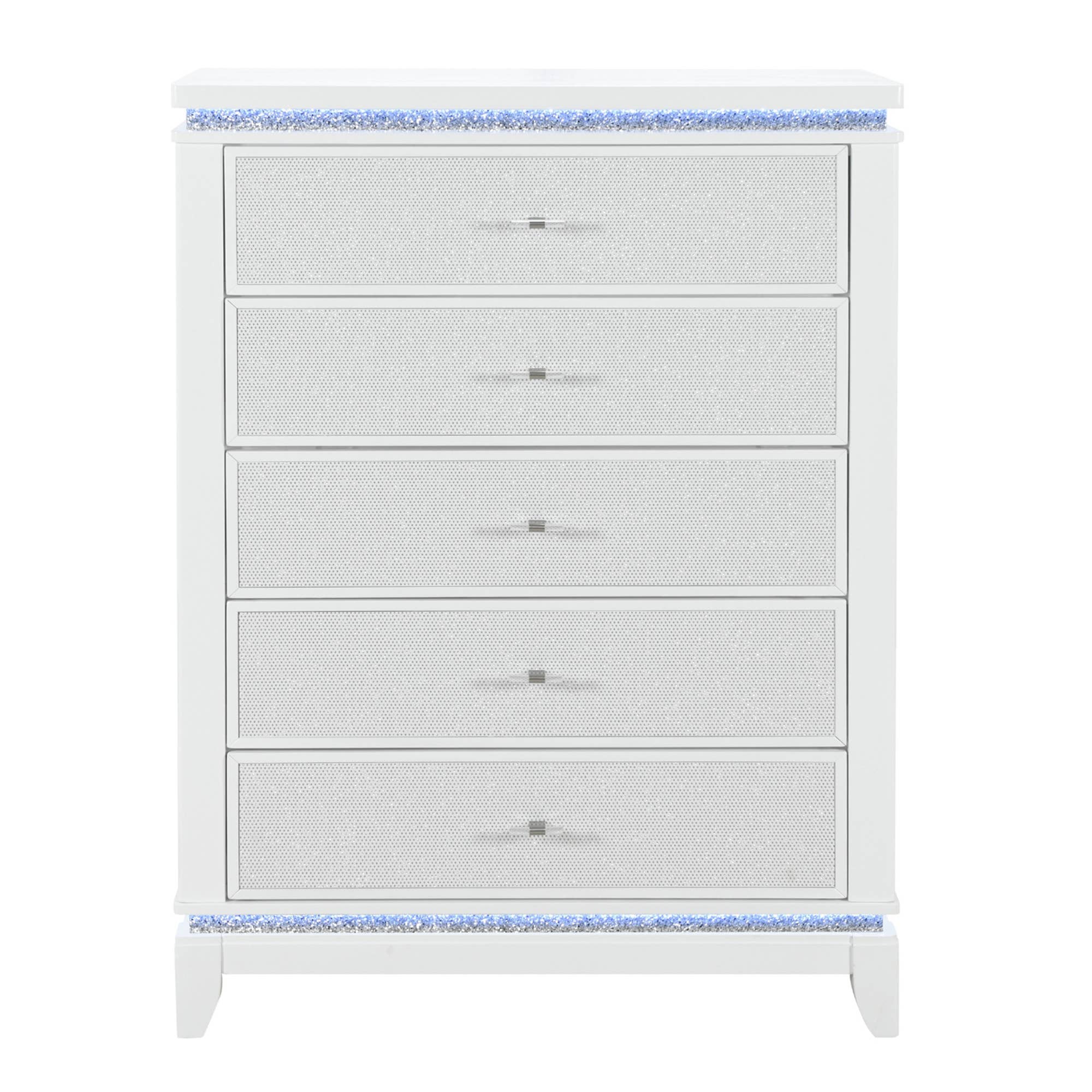 HOMYCASA DESIGN INC - Wholesale Cabinet - White Multi-Style Storage Unit: Nightstand/Chest/Dresser1