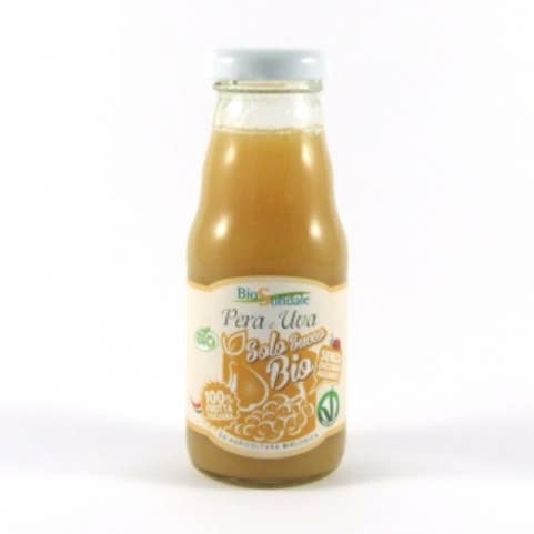 Biologische peer- en druivensap (200 ml) voor wholesale door BIOSOLIDALE