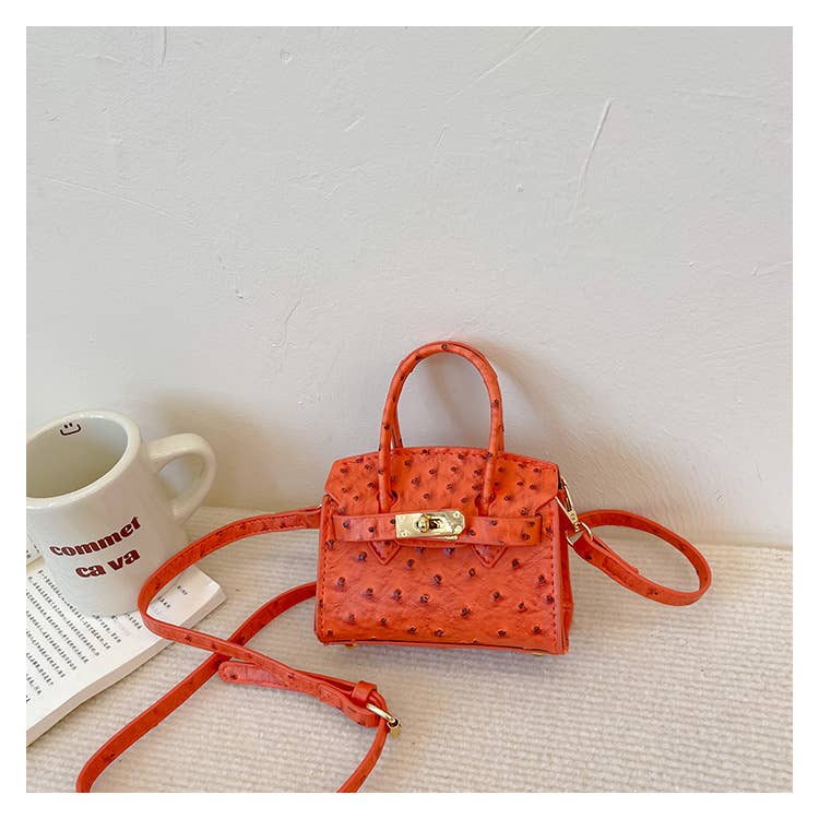 Little Trendy - Wholesale Crossbody Bag - Kids - Girls mini contrast color crossbody bag Kelly mini handbag2