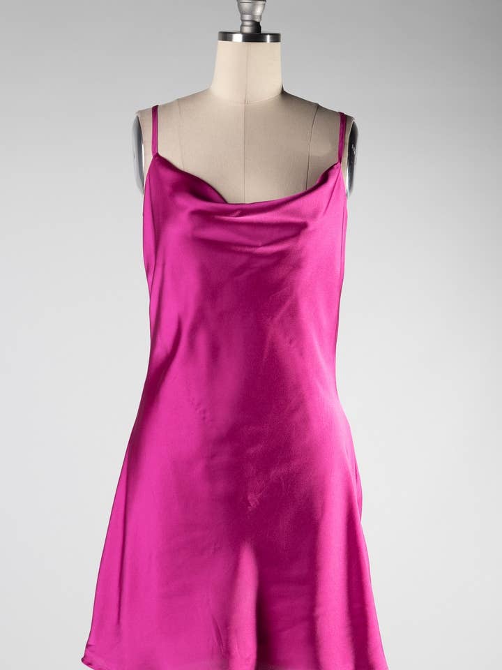 FSD5092-STK ROBE COMBINAISON EN SATIN UNI 6PK pour la vente par Fascination by Intrend