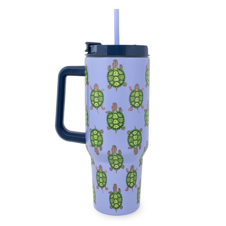 Stainless Steel 40 oz. Tumbler, Slow Dance for wholesale by Vera Bradley by Lifeguard Press