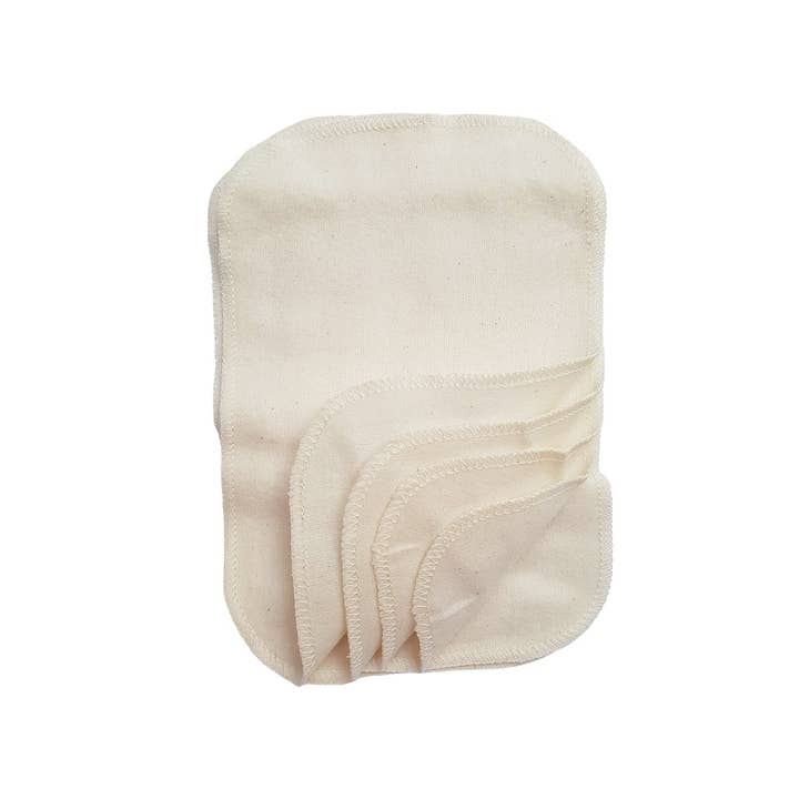 Greenfibres – Großhandel Wattepad – Bio-Flanellstoff vorgefertigte Rechtecke – Packung mit 7 Stück2