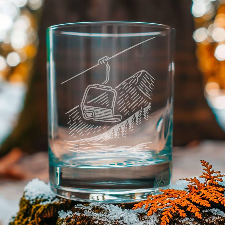Benoit's Design Co. - Wholesale Cocktail/liquor glass - Chairlift Drinking Glasses4