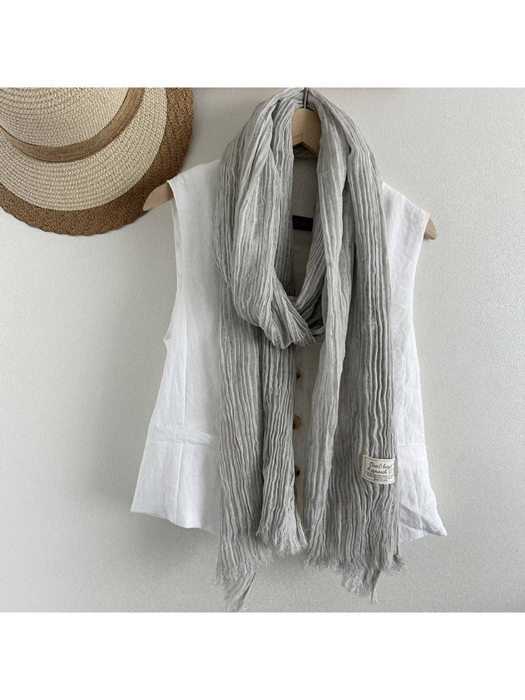 Funkyrel® Atzbranding Limited - Wholesale Scarf - Women's - Scarvii - Vintage Solid Color Shawl & Scarf4