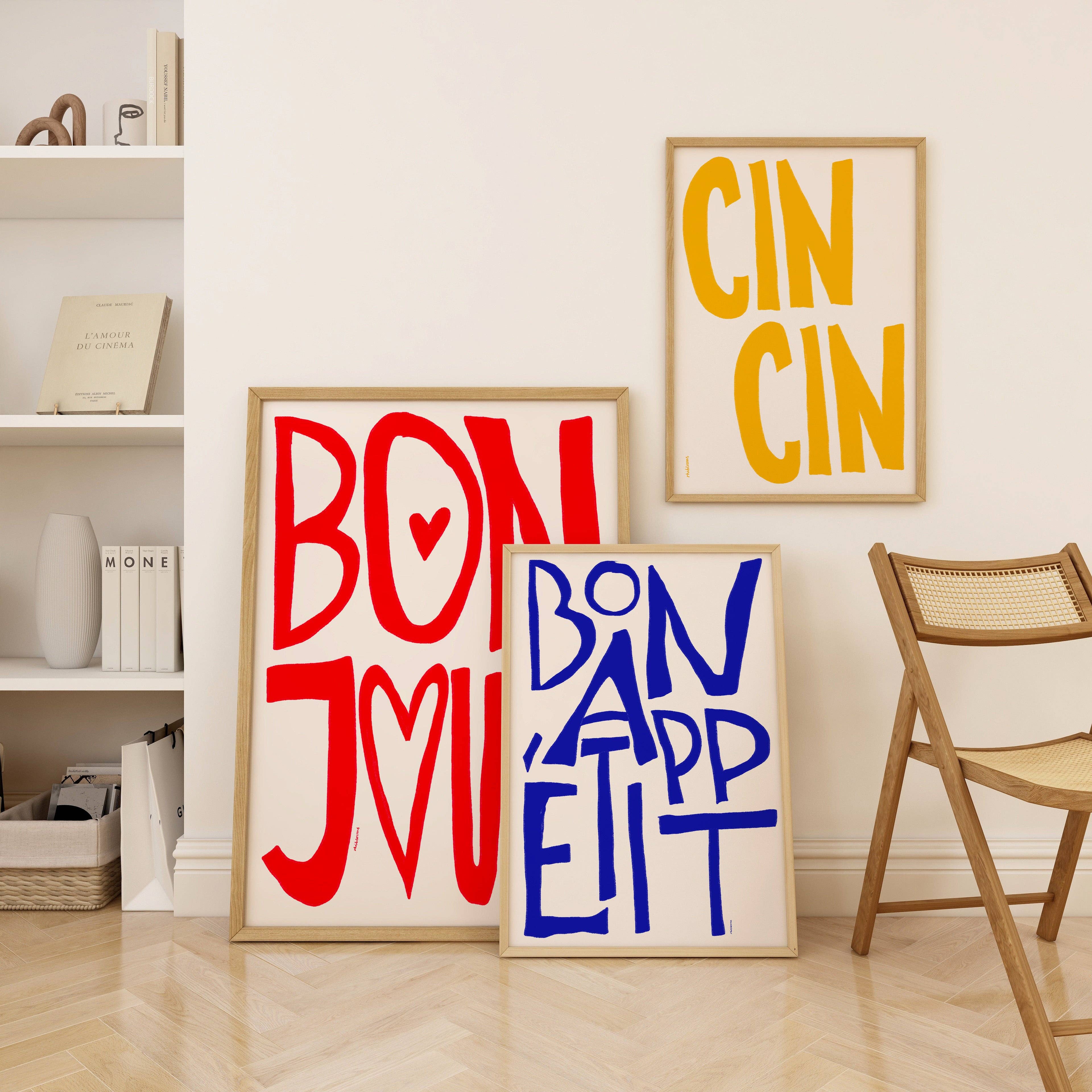 RM Decor Studio – Engroshandel Kunsttryk – Fransk sætningsudskrivningssæt0