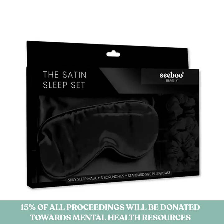 seeboo - Wholesale Bedding Pillowcase/Sham - De-Stressing Satin Sleep Set - SUPPORTS MENTAL HEALTH2