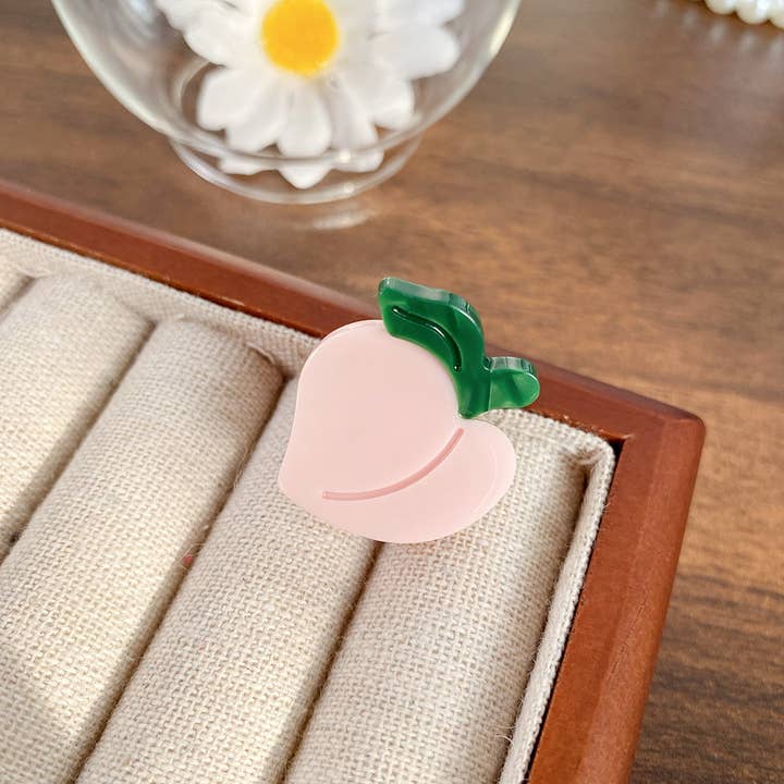 MKS America - Wholesale Hair Clip - Women's - Mini Strawberry Fruit Hair Claw Clip