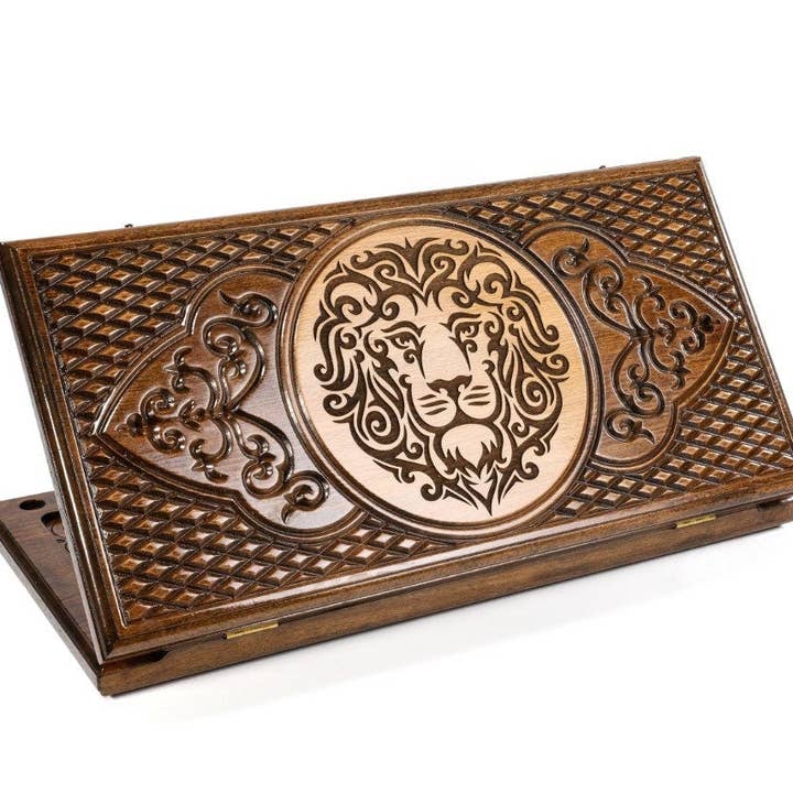 Classic backgammon Lion 24" x 24" x 2" for wholesale by Hrachya Ohanyan
