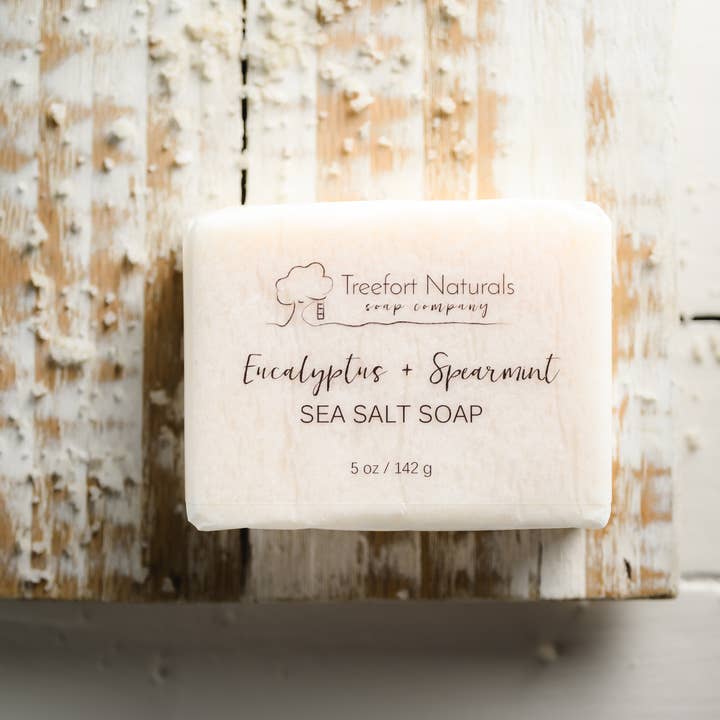 Treefort Naturals Soap Company - Venta al por mayor Pastilla de jabón - Jabón de sal marina/barra de spa3