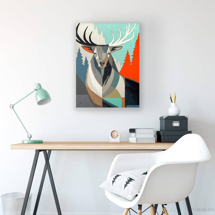 Abel Arts - Wholesale Art Print - Wapiti - WHLSL Print1