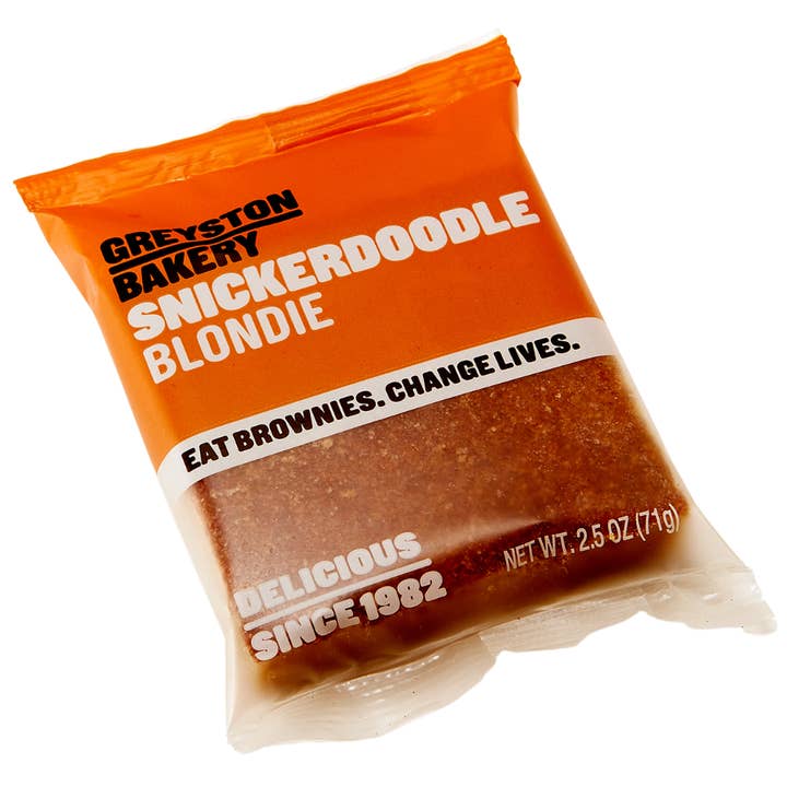 Greyston Bakery, Inc. - Wholesale Brownie - Snickerdoodle Blondie, 24
