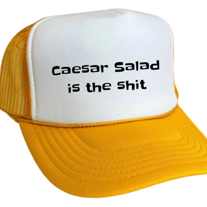Caesarsalade is de verdomde truckerhoed voor wholesale door Inappropriate Trucker Hats