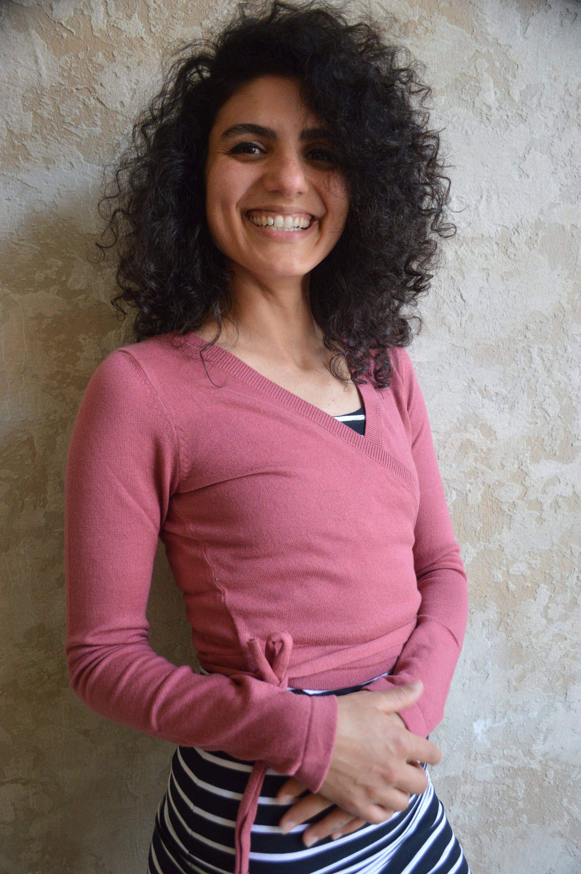 UNA PLUMA - Wholesale Knit Sweater - Women's - Colibrí Wrap Sweater - Organic Cotton Wrap5