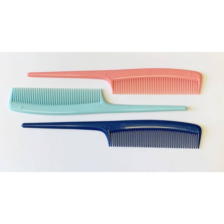 Sta-Rite Ginnie Lou - Wholesale Hair Brush/Comb - Rattail Comb (7 1/2")