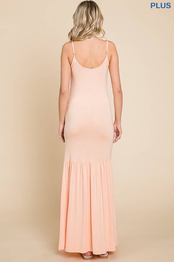 Culture Code - Wholesale Dress - Women's - CAD1036X - CAMI MAXI DRESS OPEN SLIT7