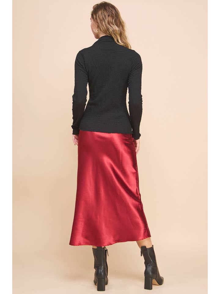 If She Loves - Wholesale Skirt - Women's - ISK1381 Aniston Slip Skirt3