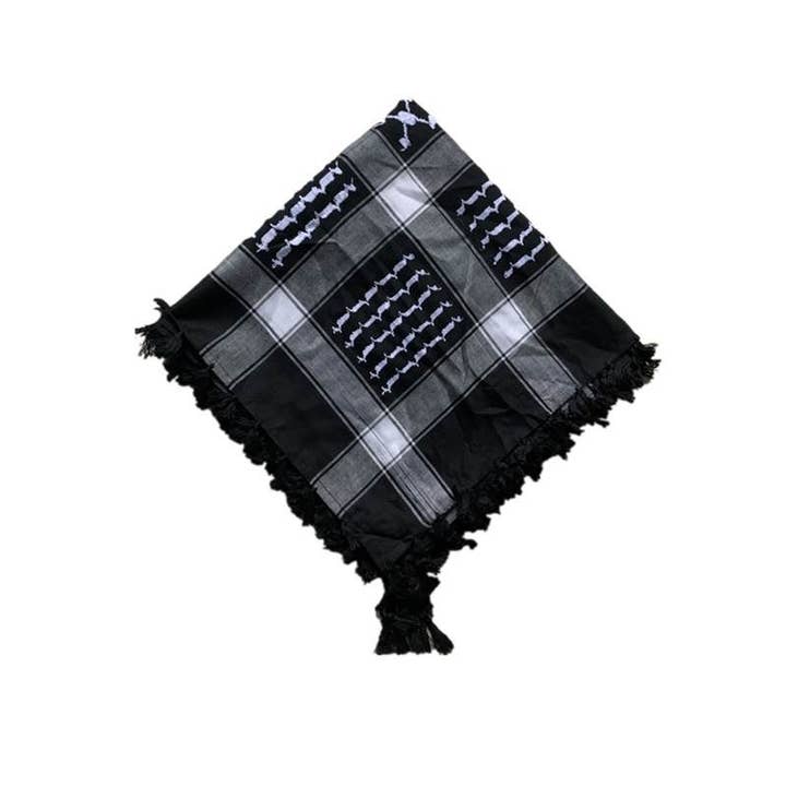 George's Regional - Wholesale Scarf - Unisex - Palestine Keffiyeh Scarf - Traditional Shemagh with Tassels4