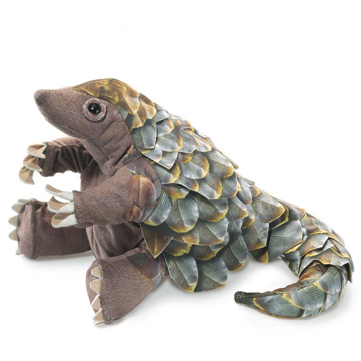 Animal en pomme de pin 3185/ Pangolin pour la vente par FOLKMANIS-PUPPETS