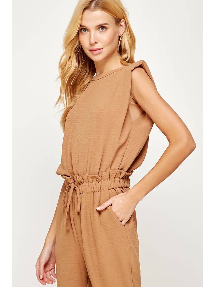 Strut & Bolt – wholesale Jumpsuit – Women's – Shoulder Muscle Padded Sleeveless Jogging Jumpsuit17