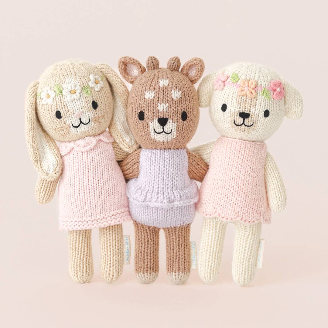 cuddle+kind - Wholesale Doll - Kids - Tiny Hannah the bunny (blush), gives 10 meals7