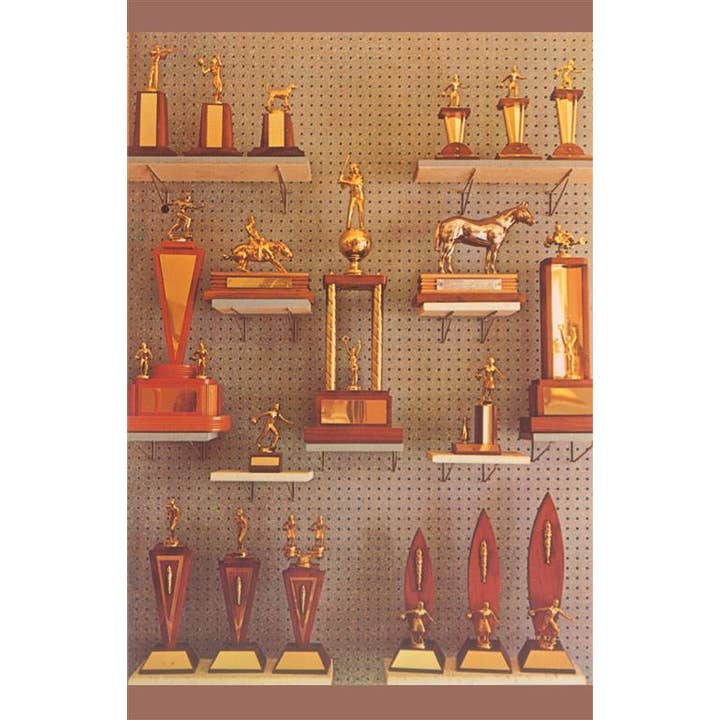 Postcard NP-1094 Trophy Display for wholesale by Found Image Press