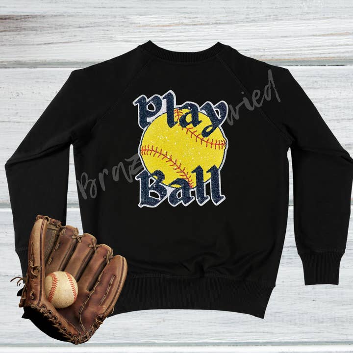 New Sports Patch - Sequins Softball Sports Patch great for D for wholesale by Brazenly Envied