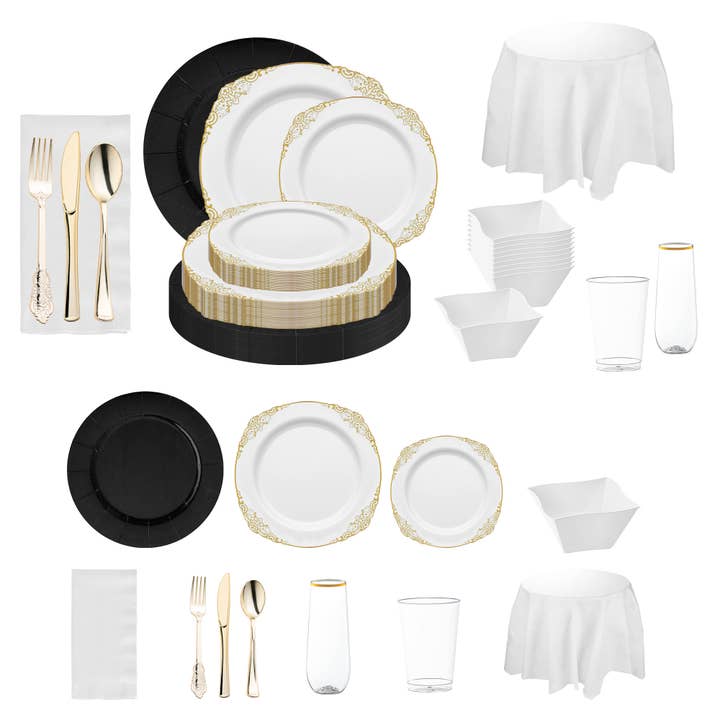 Smarty had a Party - Wholesale Tableware set - The Hollywood Hangover Package - 50 Sets