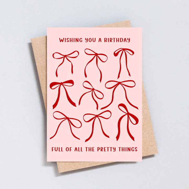 Alle De Smukke Ting Fødselsdagskort - A6 Hilsenkort for engroshandel hos The Type Club