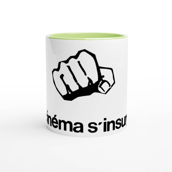 Flashback Shop – wholesale Coffee mug – Cinema S'Insurge (Cinema Rises Up), poster design issued by radical Paris university cinema students in the wake of the upheavals of May 1968 - Mug3