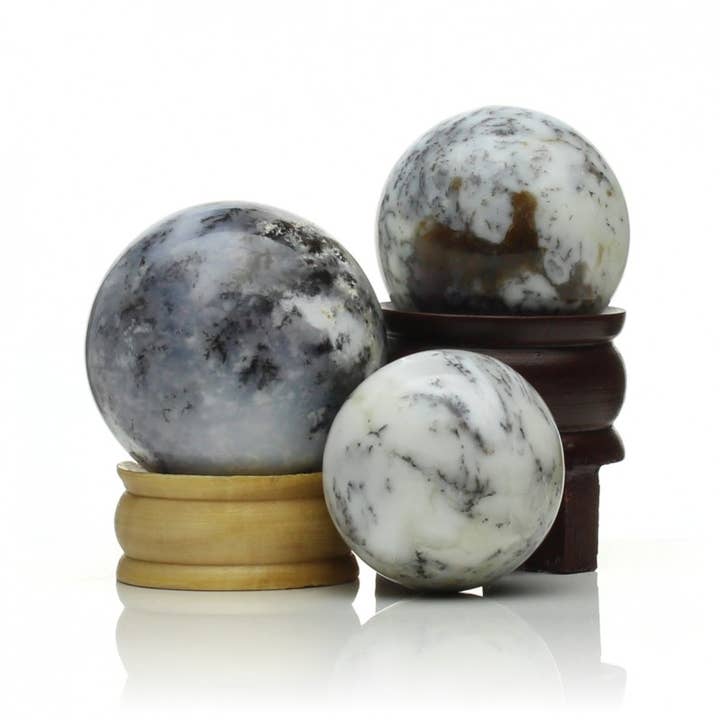UniArt - Wholesale Spiritual Stone/Crystal - Dendritic opal sphere