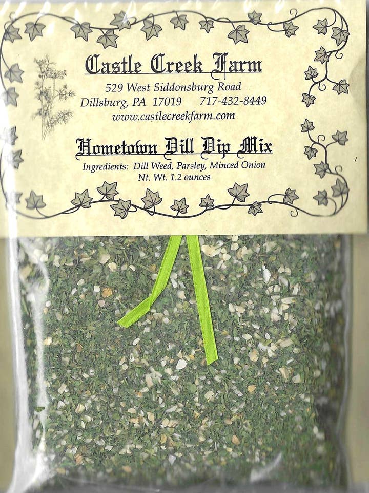 Mélange pour trempette à l'aneth Hometown pour la vente par Castle Creek Farm.