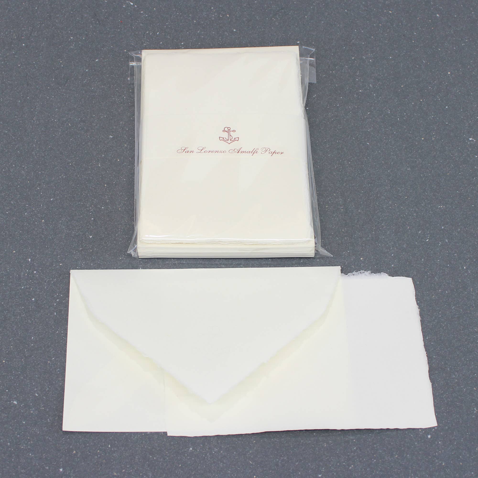 San Lorenzo Design – wholesale Stationery/notecard set – Amalfi Deckled Edge Fold Over Cards, Italian Handmade Paper5