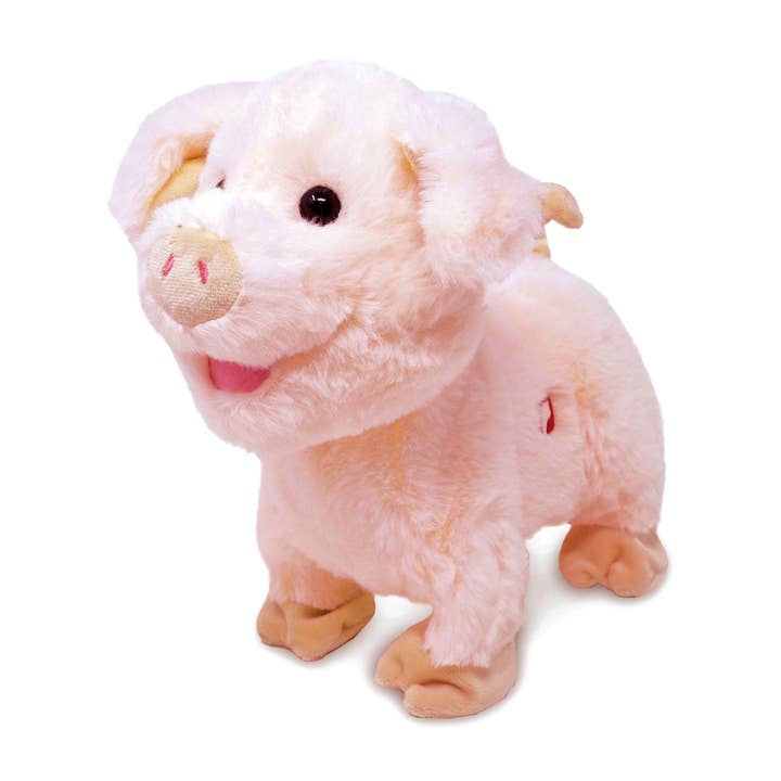 Cuddle Barn, Inc. - Wholesale Stuffed/Plush Toy - Kids & Baby - Barnyard Buddies - Pig (Cute Walking Singing Barn Toy)