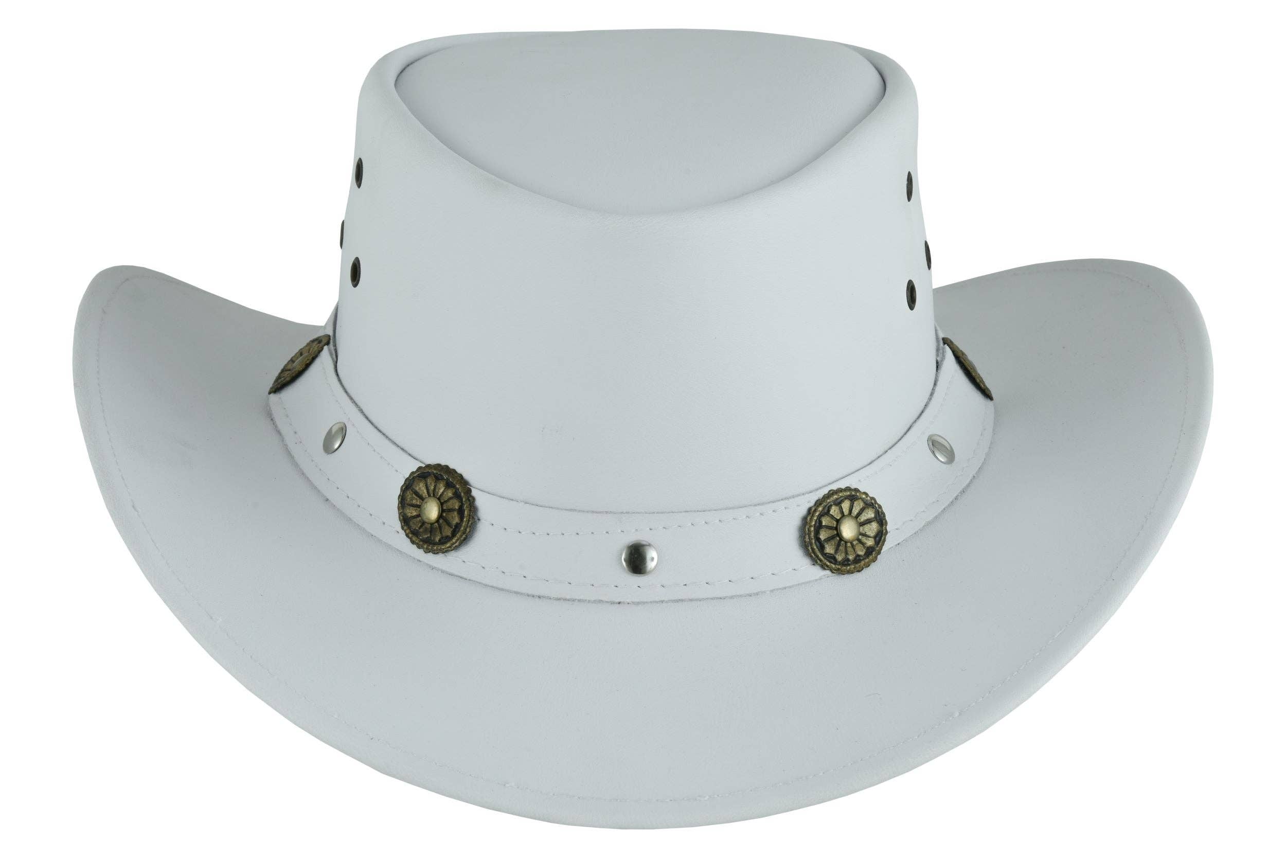 Lesa collection inc - Wholesale Cowboy Hat - Unisex - Capri Leather Hat Water Resistant Leather Cowboy  Western Ha10