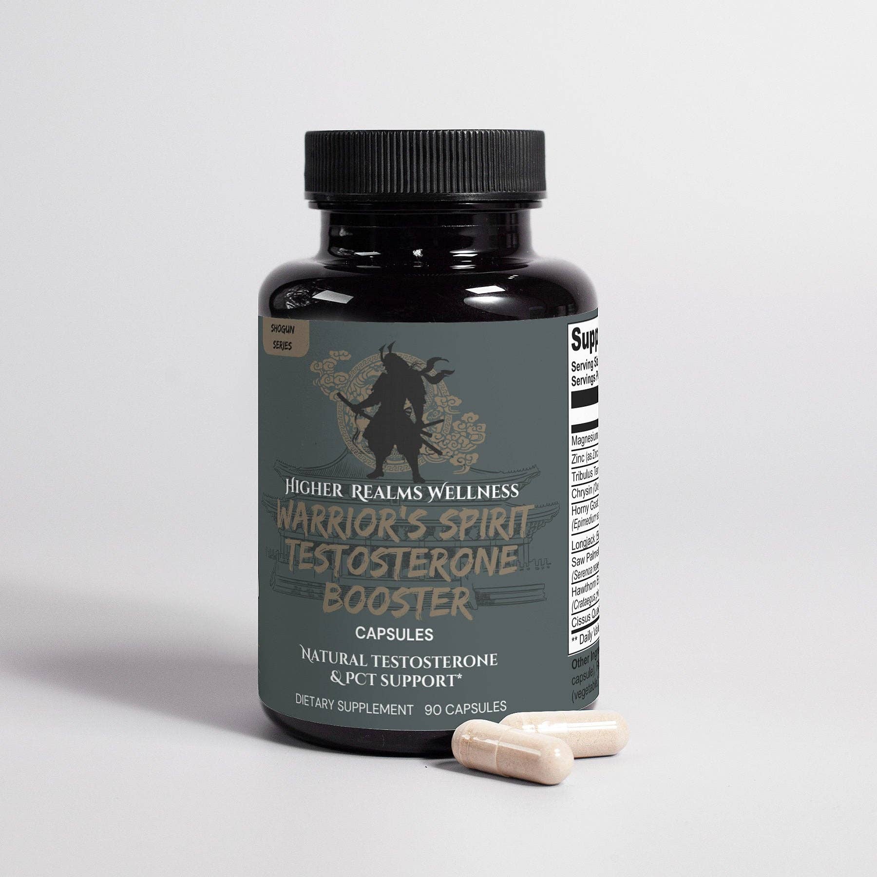Higher Realms Wellness - Wholesale Oral Supplement/Vitamin - Warrior's Spirit Testosterone Booster1