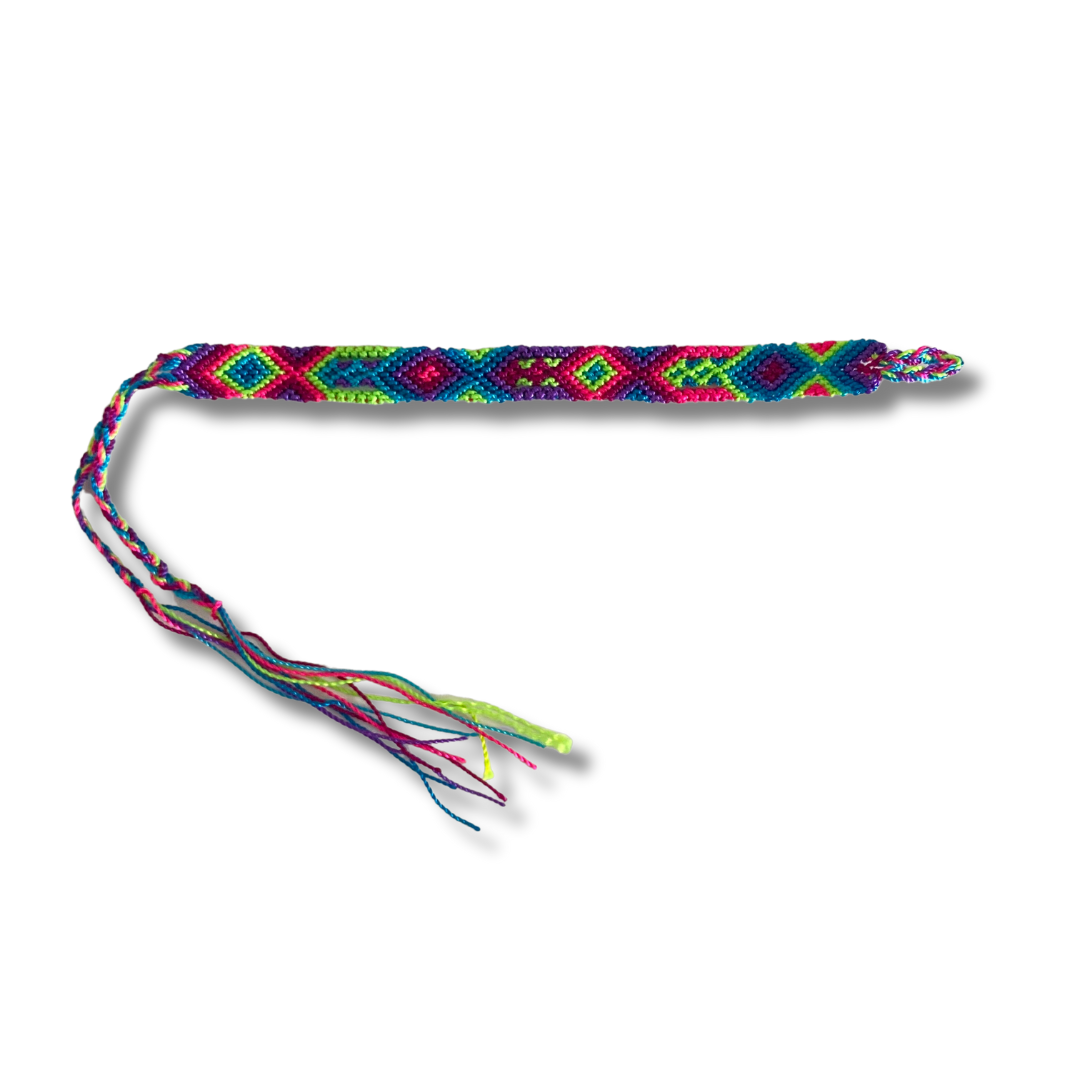 Lumily - Wholesale Woven/Braided Bracelet - Friendship Woven String Bracelet Small Macrame - Choose Color - Mexico18