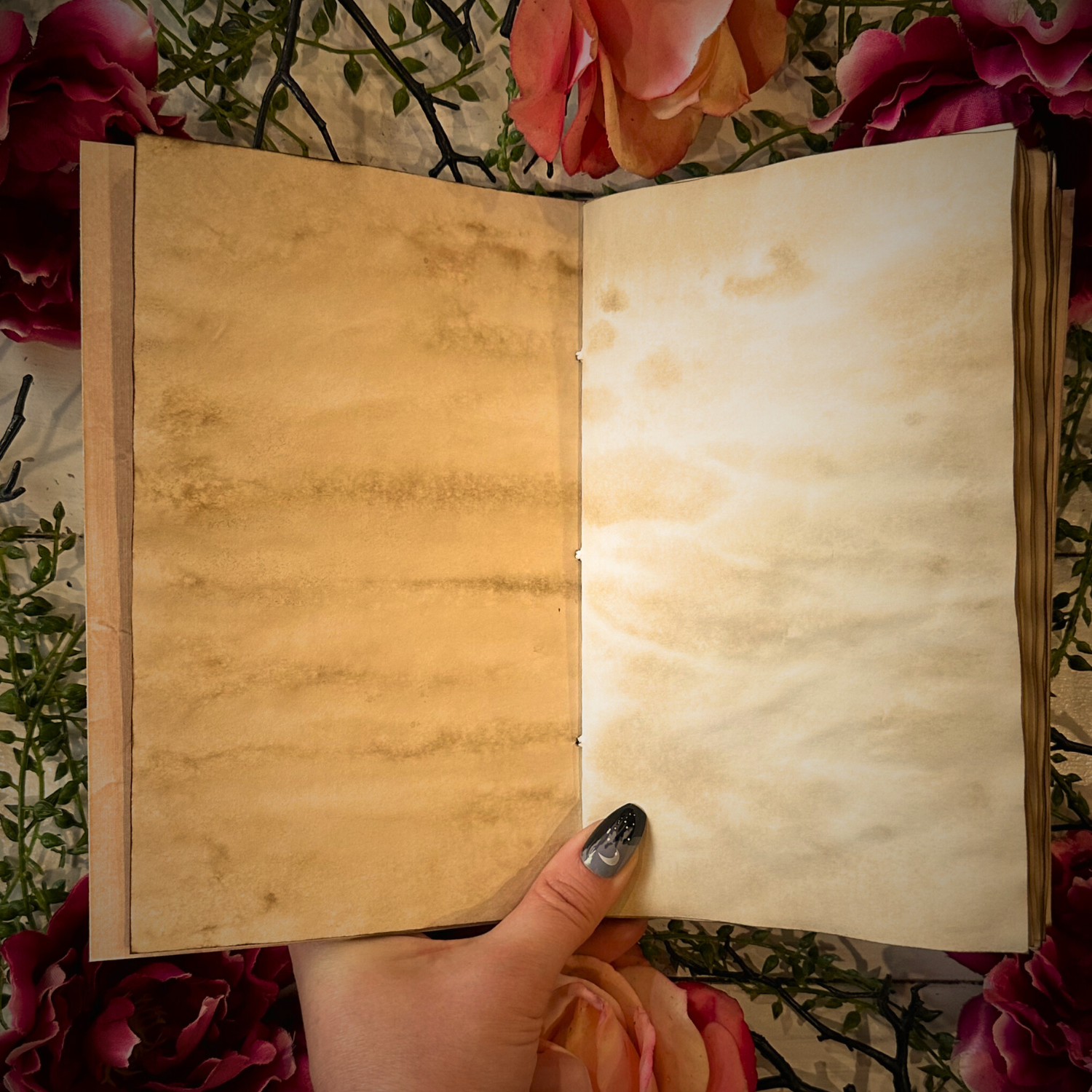 NOMAD Moon Magic - Vendita all'ingrosso Diari/agende - Diario estetico vintage fatto a mano, Witchy Death Moth Moon3