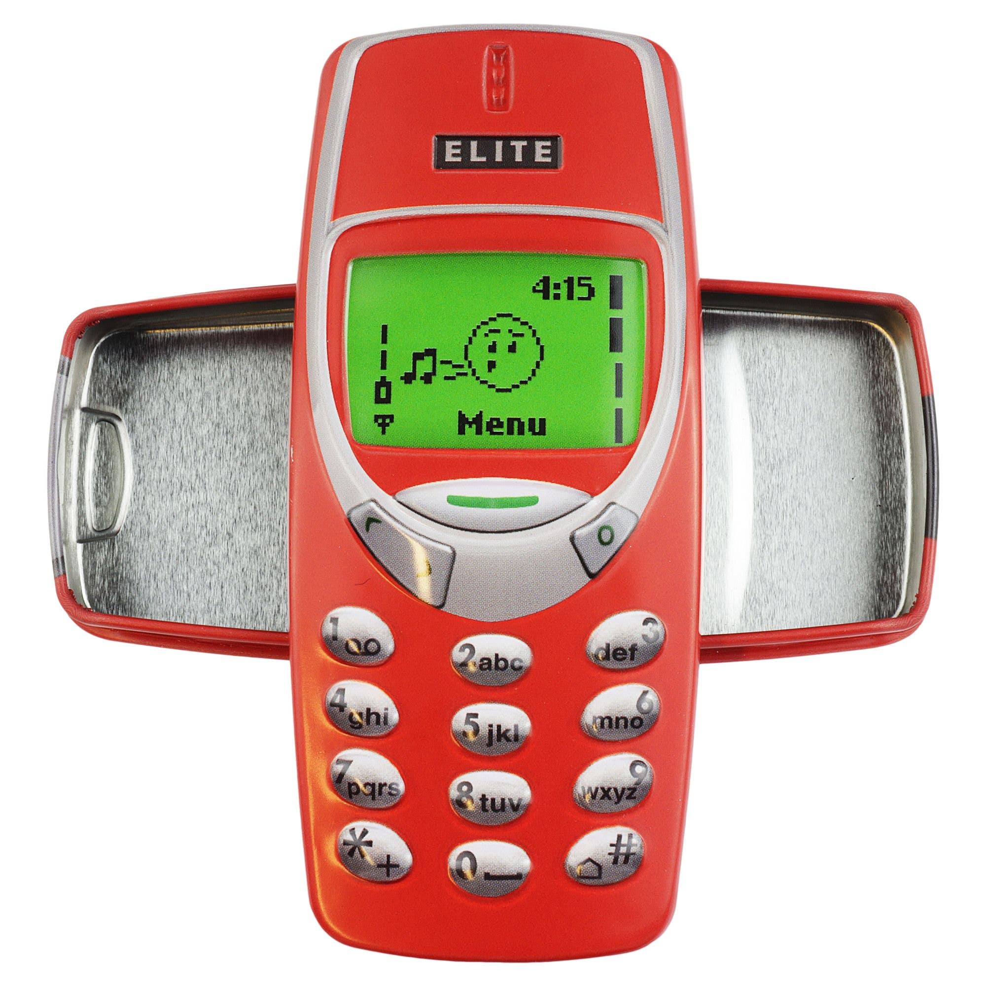 Tribal Trade GmbH - Wholesale Canister - Tin box casket can telephone mobile phone tin can red1