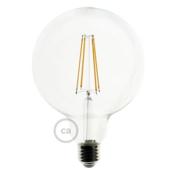 Klar LED Pære Globus G125 Lang Filament 7W 720Lm E27 for engroshandel hos LIGHTINUP S.R.L.