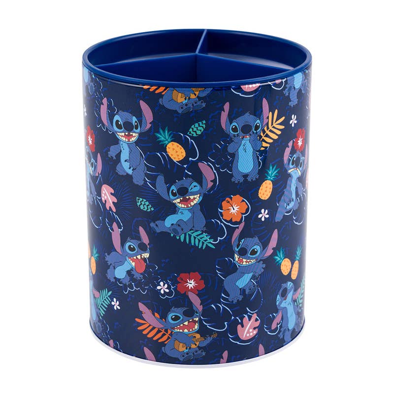 Deluxe Import Trading - Wholesale Utensil Holder - Stitch Utensil Holder - 5x6.5'' - Stitch Tropical Print0