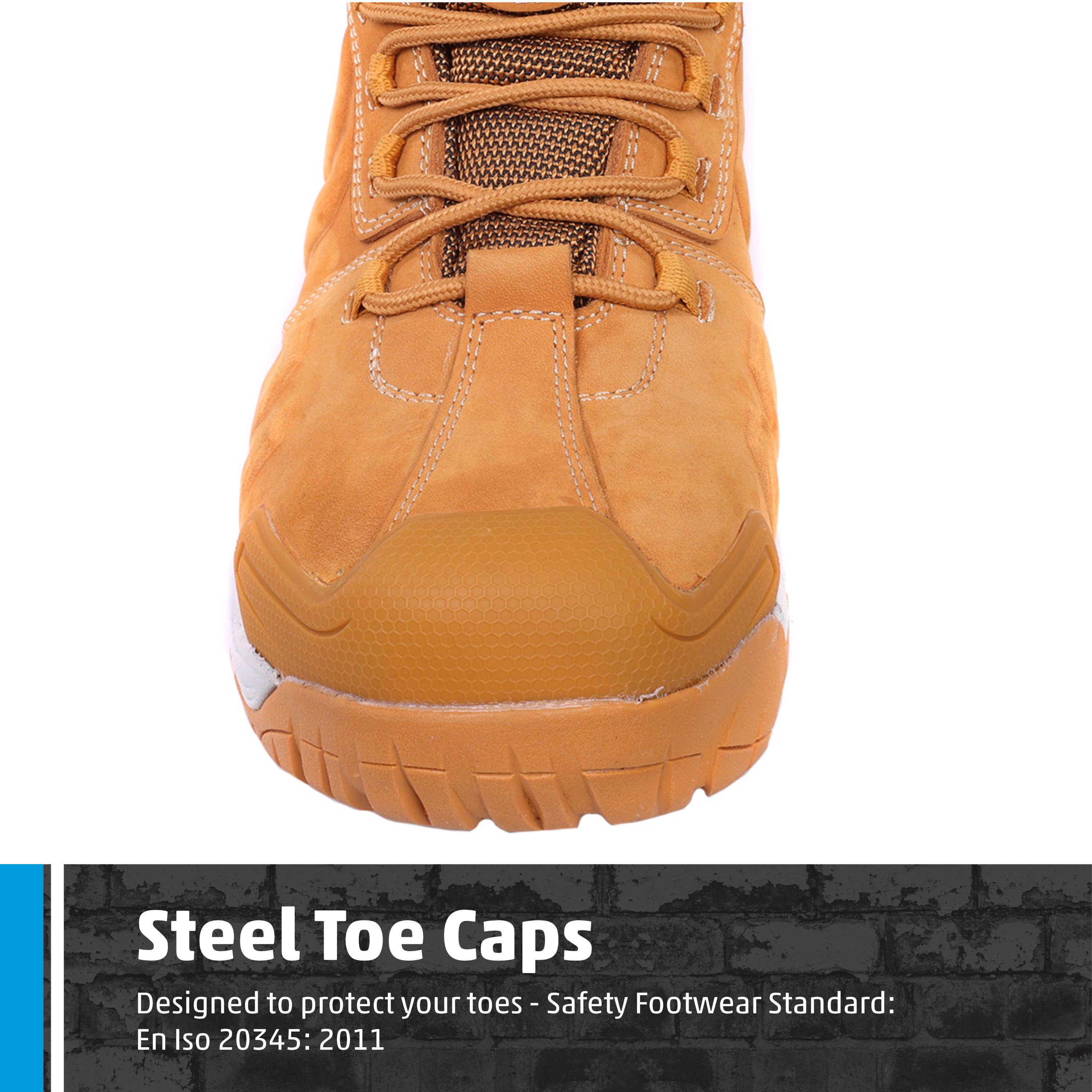 TuffStuff Workwear - Wholesale Boots - Men's - Fort Blyth Safety Boot, Honey Colour, Comfort Insoles3