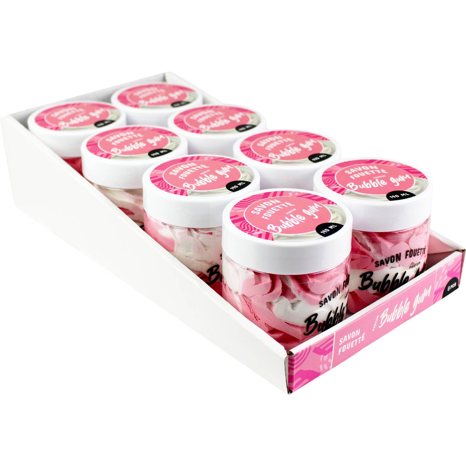 FRENCH TENDANCE - Wholesale Whipped Soap - Whipped soap 190 ml - Bubble Gum Scent3