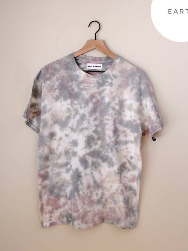 Earth Zodiac Elements Tie Dye Tee Zodiac Inspired Sweatshirt for wholesale by Sugar Spill