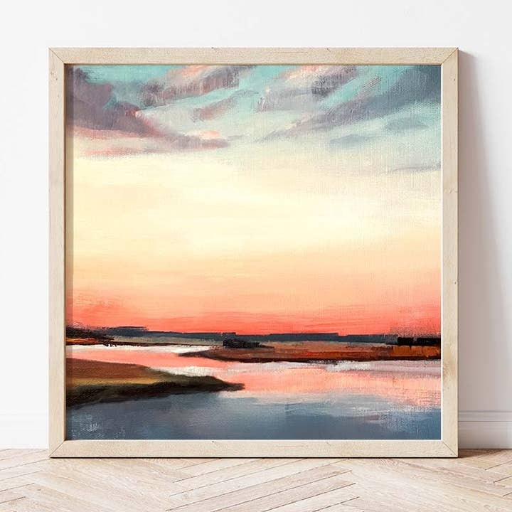 Marsh Refleksioner Print for engroshandel hos Pierce & Paint