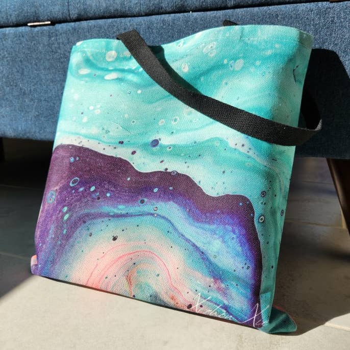 Stylish Ocean-Inspired Tote - Your Summer Essential for wholesale by Art by Xizhou Xie