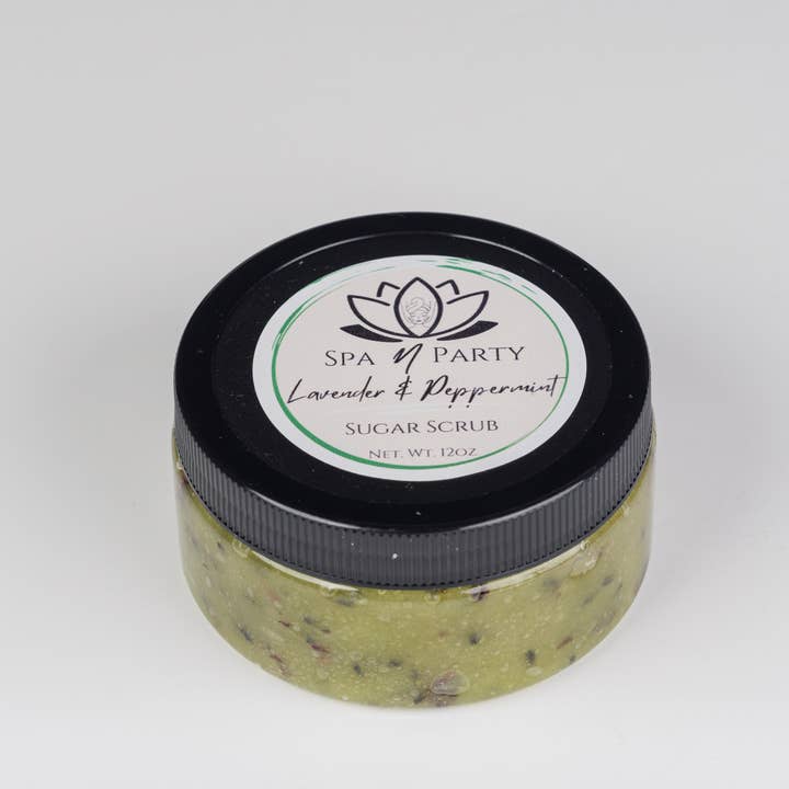 Lavender & Peppermint Scrub for wholesale by SPA N PARTY