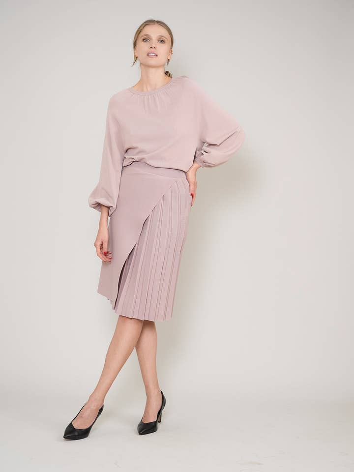 Oversized Knit Top for wholesale by Aleeza Paris